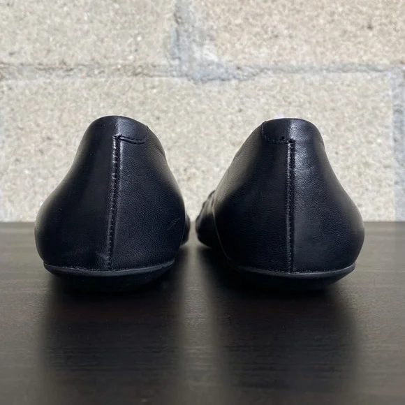 BCBGeneration - Zeleni Black Studded Leather Flats - size 7.5 B - Picture 7 of 12